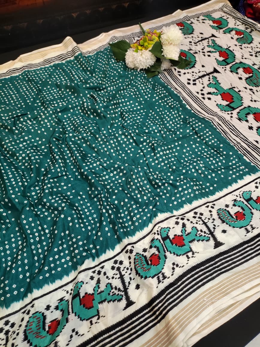 Malmal Cotton Saree | MU55