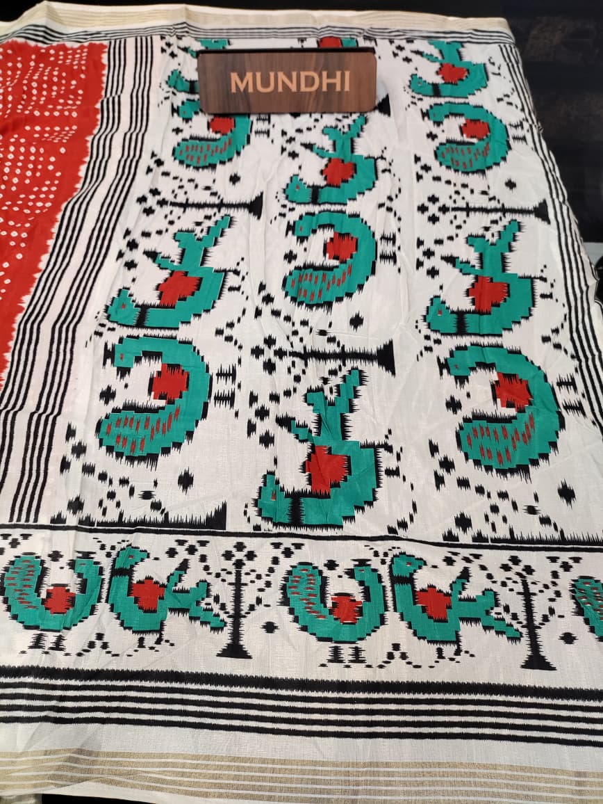 Malmal Cotton Saree | MU56