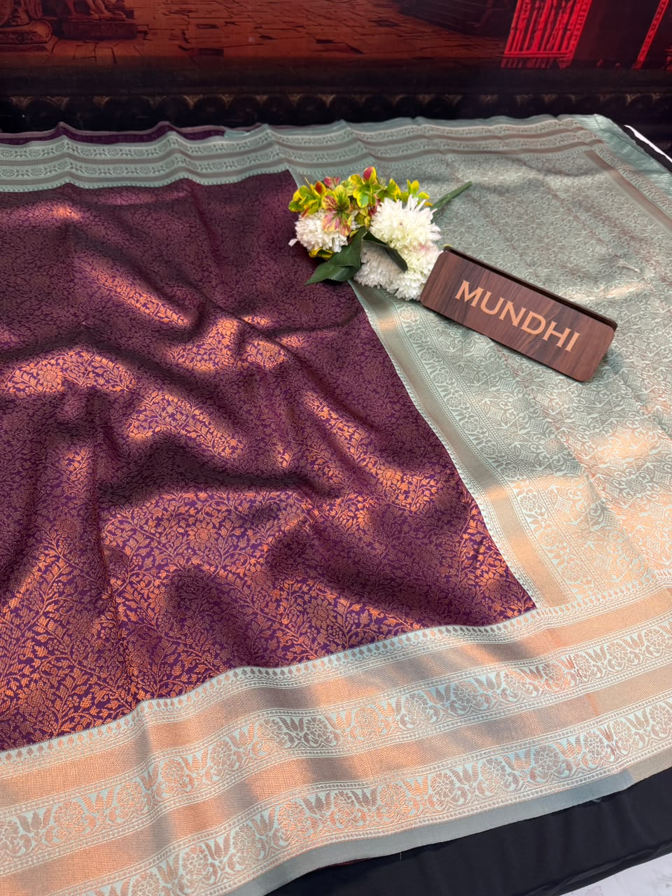 Bridal Pavishna Saree | Elegant Fancy Saree for Women| B13