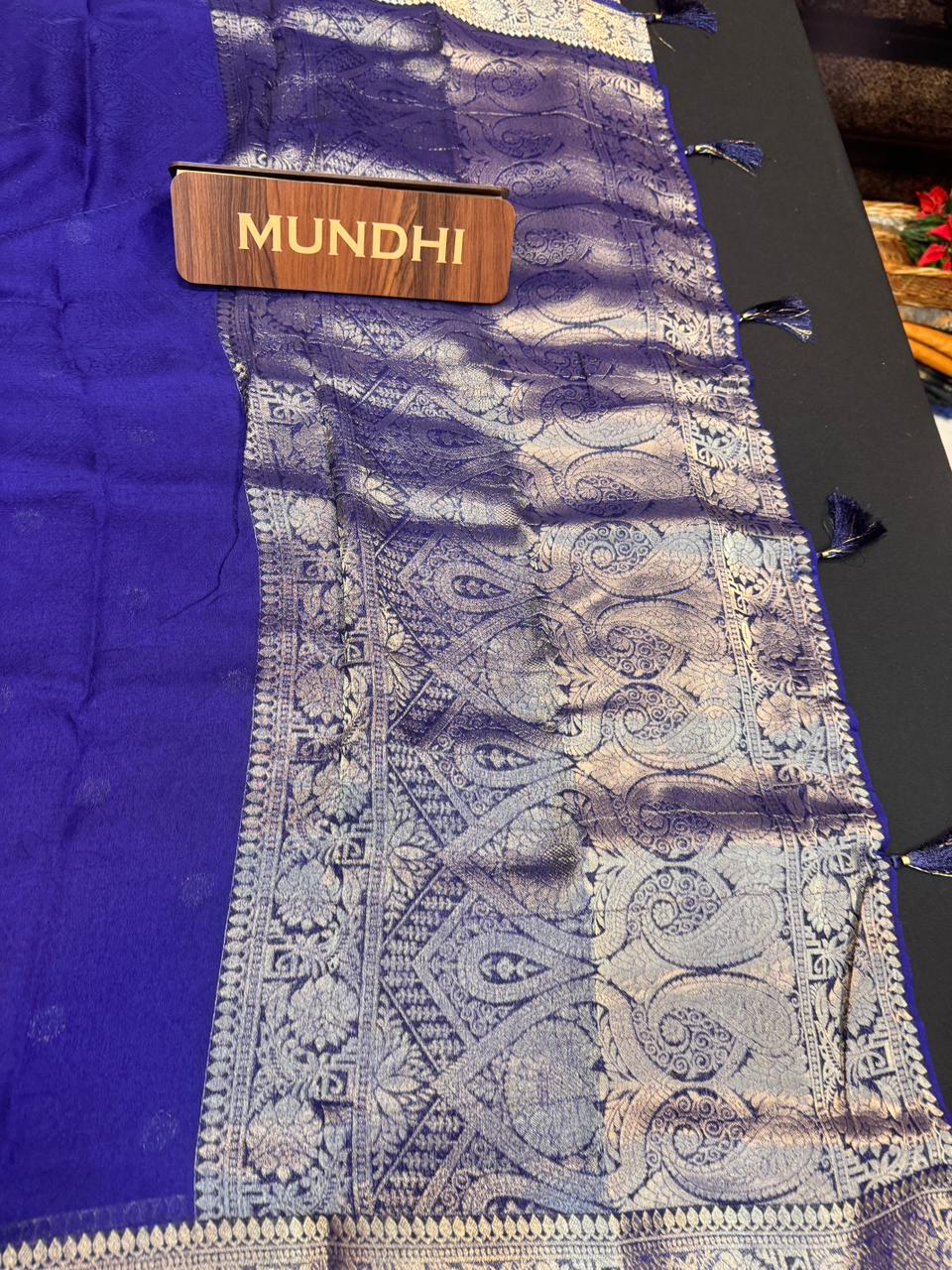 Siddharth Tarangini Fancy Saree | Zari Work | SDR03