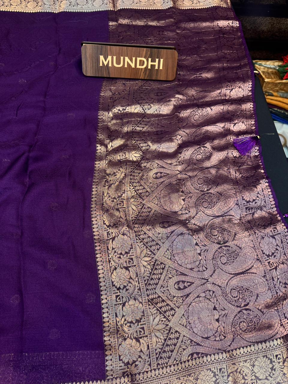 Siddharth Tarangini Fancy Saree | Zari Work | SDR08