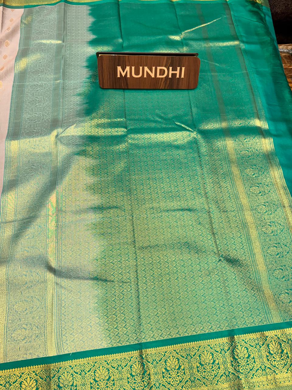 Vegan Silk Saree with |Zari Work for Women| VG03