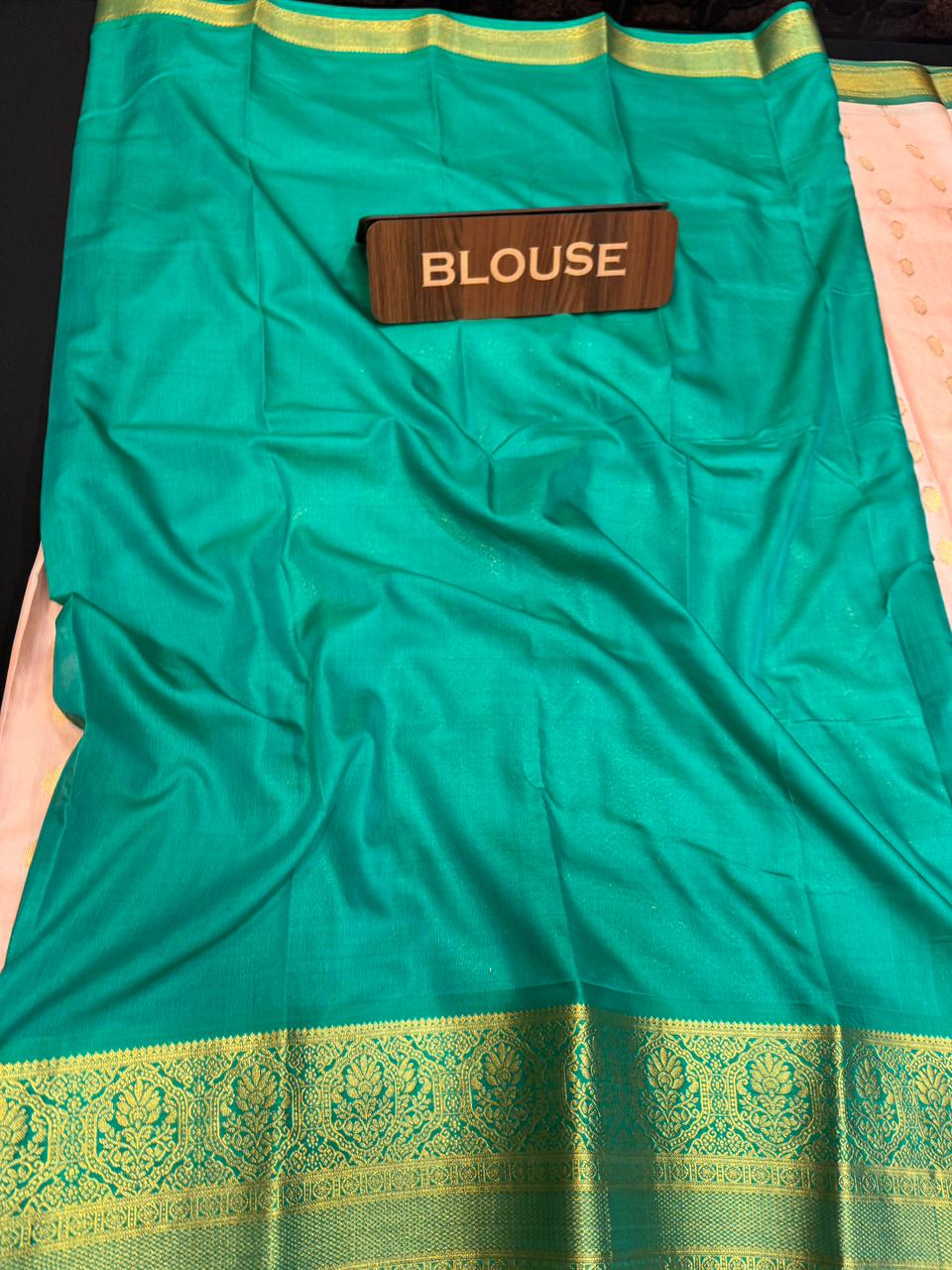 Vegan Silk Saree with |Zari Work for Women| VG03