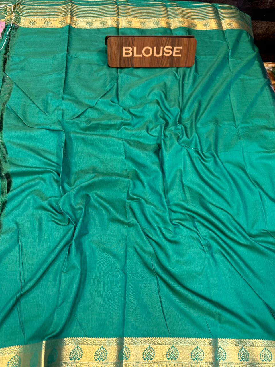 Vegan Silk Saree with |Zari Work for Women| VG04