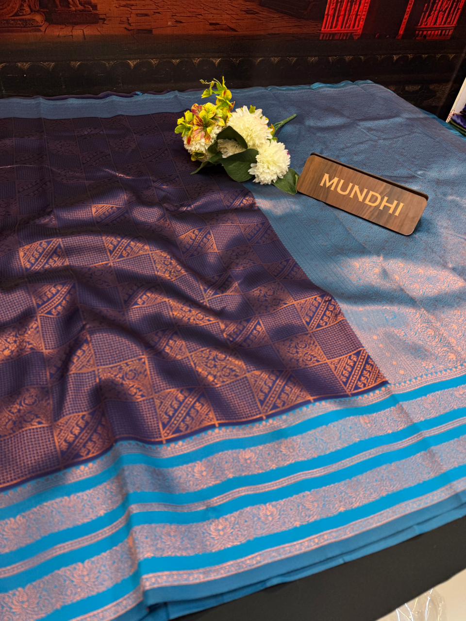 Fancy Pavishna Saree in fancy fabric with zari work for wedding wear
