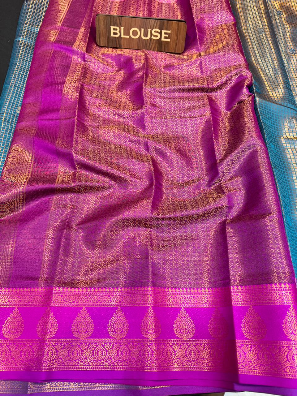 Mini Checked Vairaoosi Saree – Soft Silk Elegance| MK01