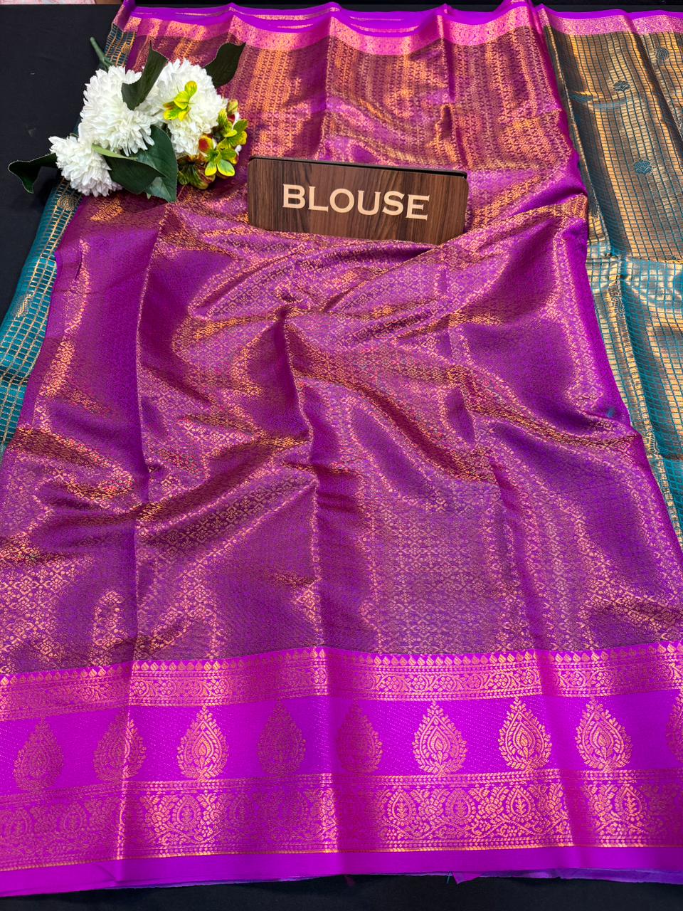 Mini Checked Vairaoosi Saree – Soft Silk Elegance| MK05