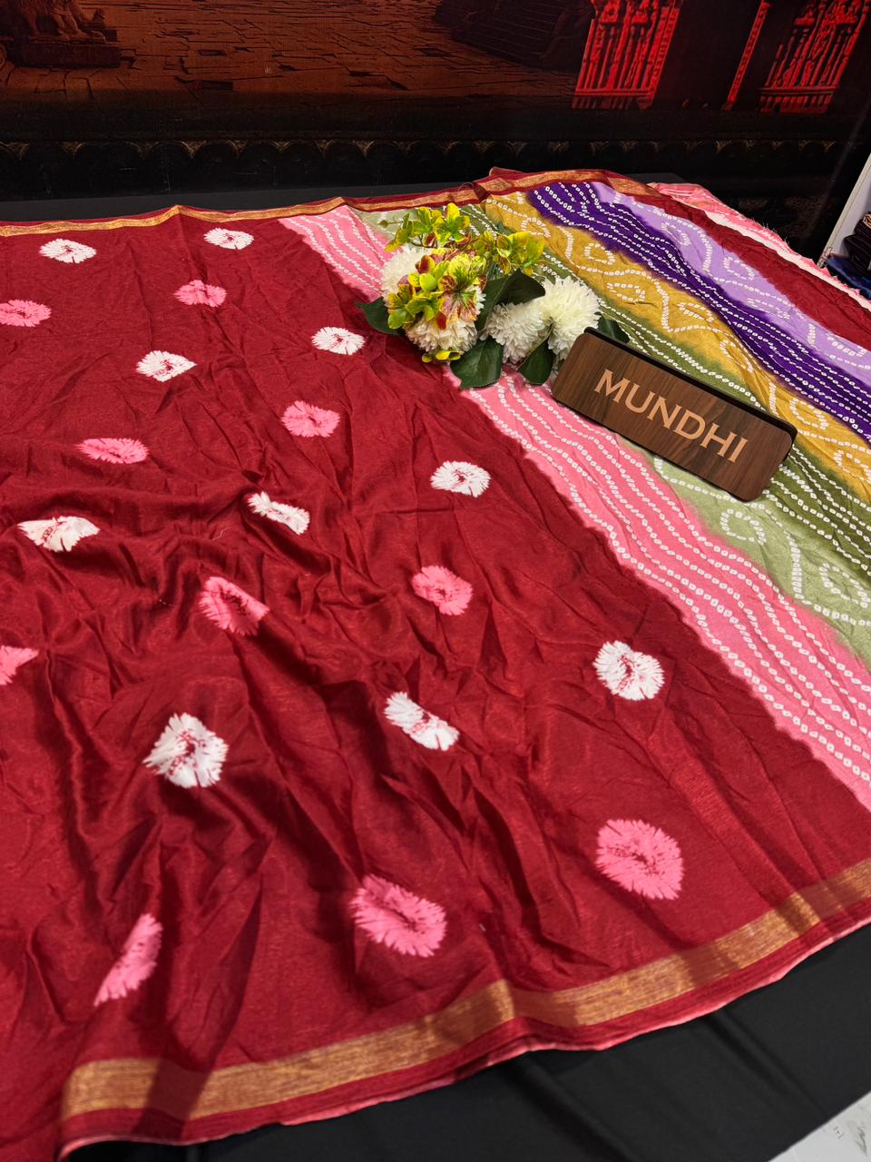 Malmal Cotton Saree | MU62