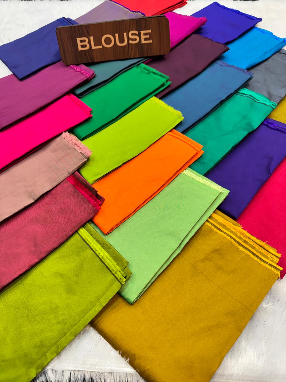Karishma Silk Blouse Pieces for Women |Plain| BPP03