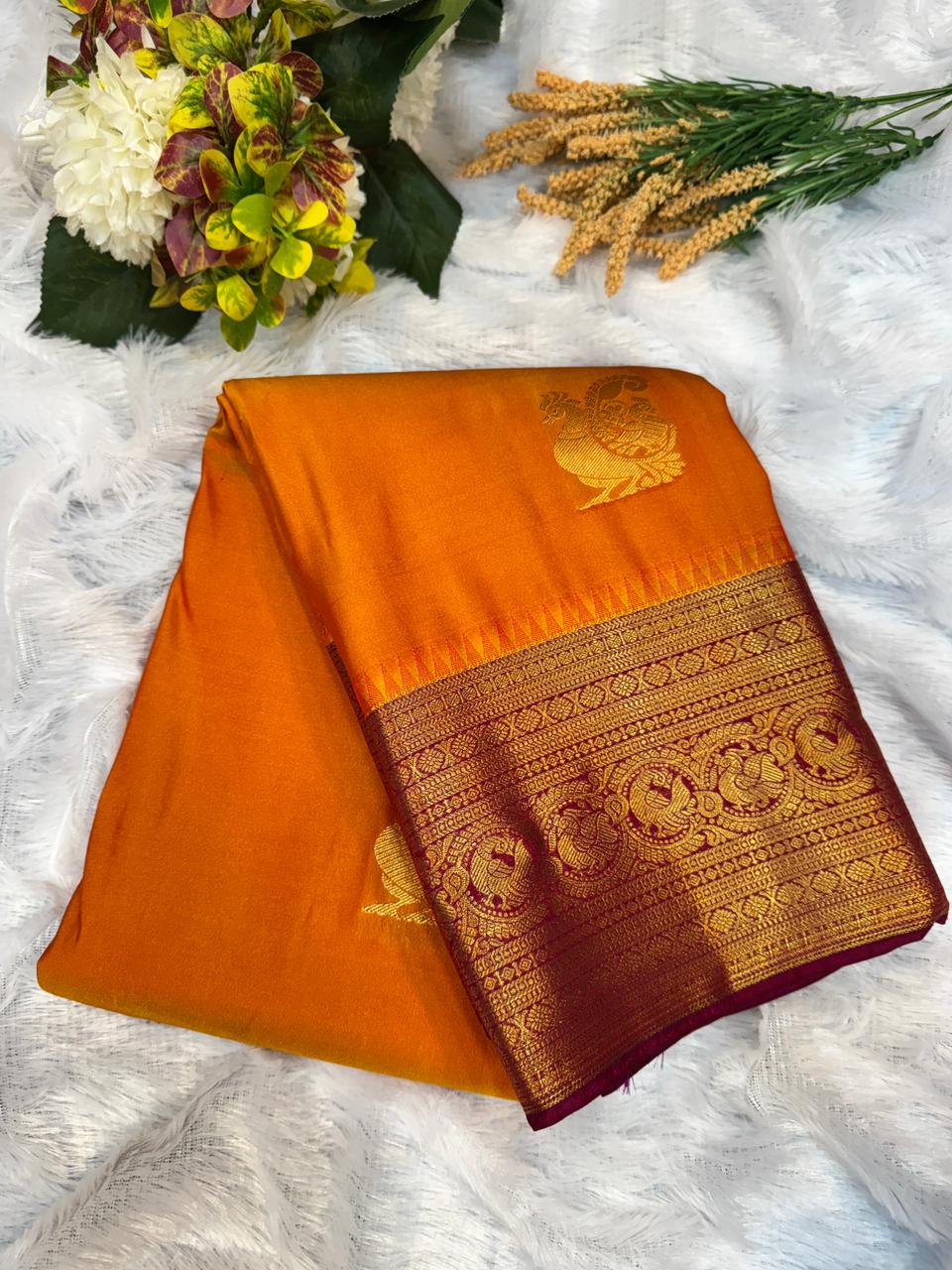 Pattu Mix Wedding Saree – Elegant Traditional Silk Look|  PAT05