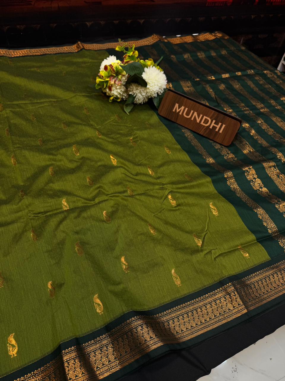 Kalyani Cotton Saree with |Zari Border for Women| KY38