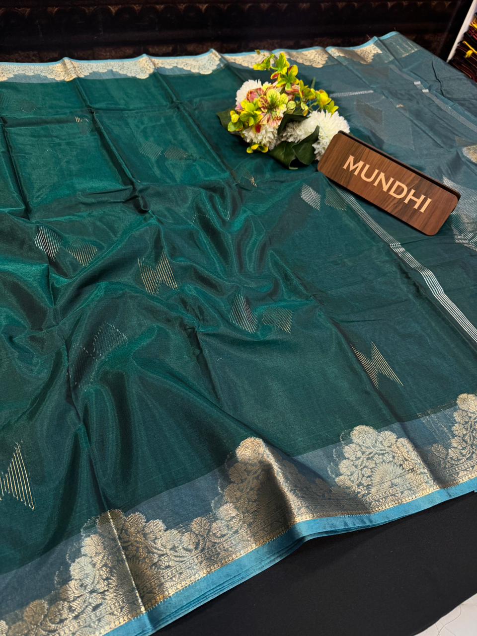 Mona Banarasi Raw Silk | Zari Work for Women | FV100