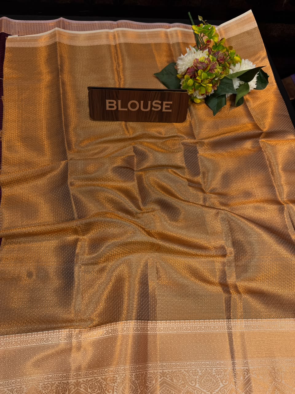 Alamelu Banarasi Saree | Zari Work & Contrast Blouse | ALB04