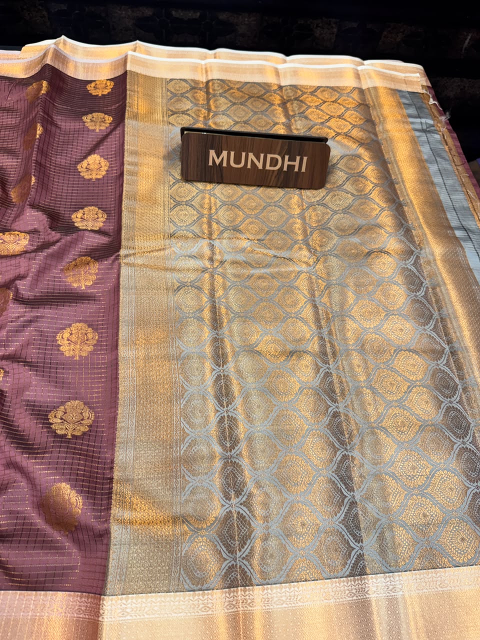 Alamelu Banarasi Saree | Zari Work & Contrast Blouse | ALB05
