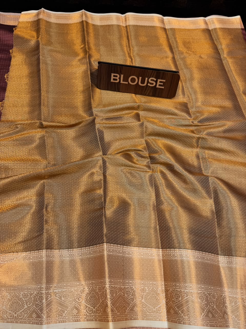 Alamelu Banarasi Saree | Zari Work & Contrast Blouse | ALB05
