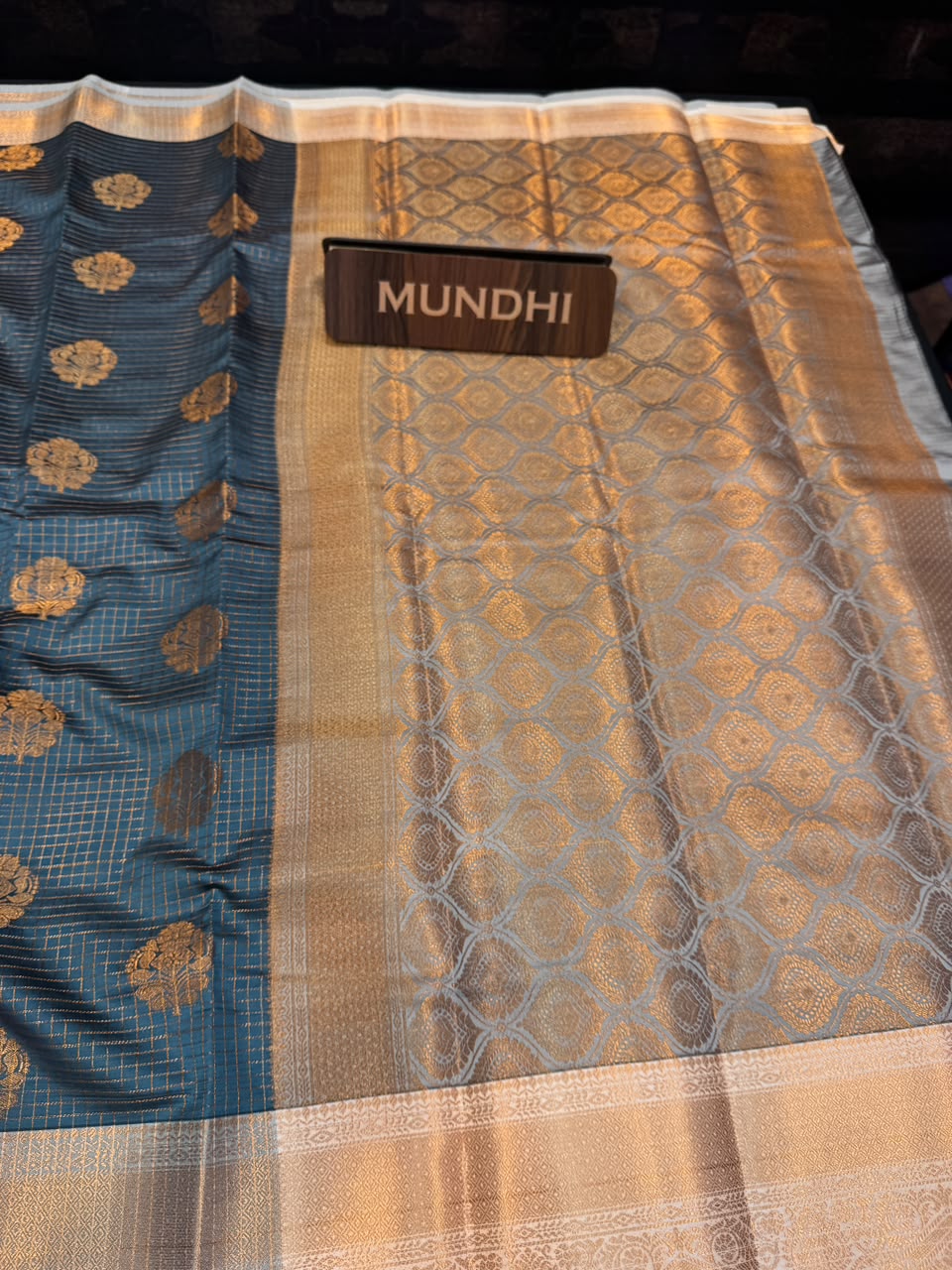 Alamelu Banarasi Saree | Zari Work & Contrast Blouse | ALB06