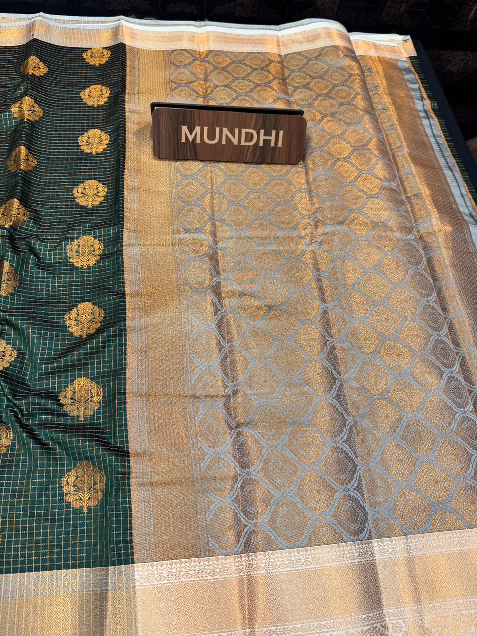 Alamelu Banarasi Saree | Zari Work & Contrast Blouse | ALB07