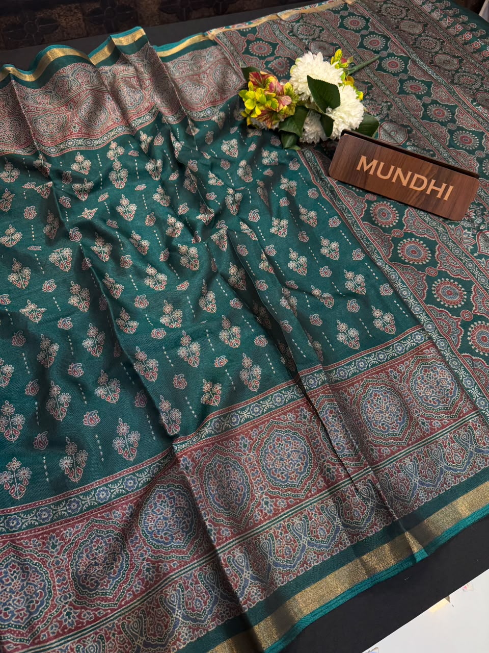 Pushpgiri Fancy Sarees with Zari Border for Party Wear
