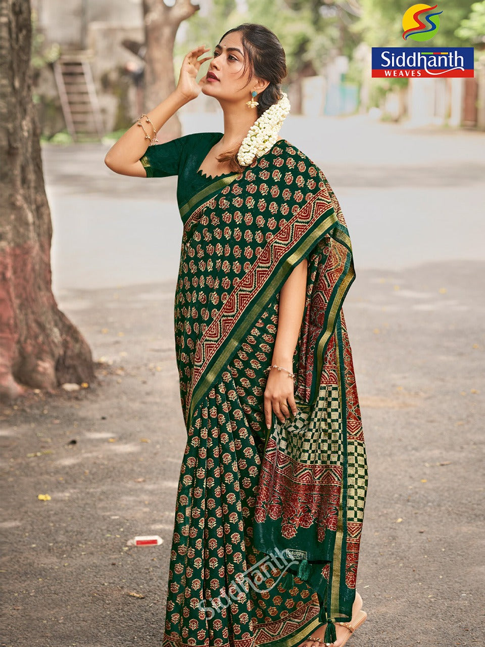 Siddhanth Kota Chanderi Fancy Saree | Zari Work | SD59