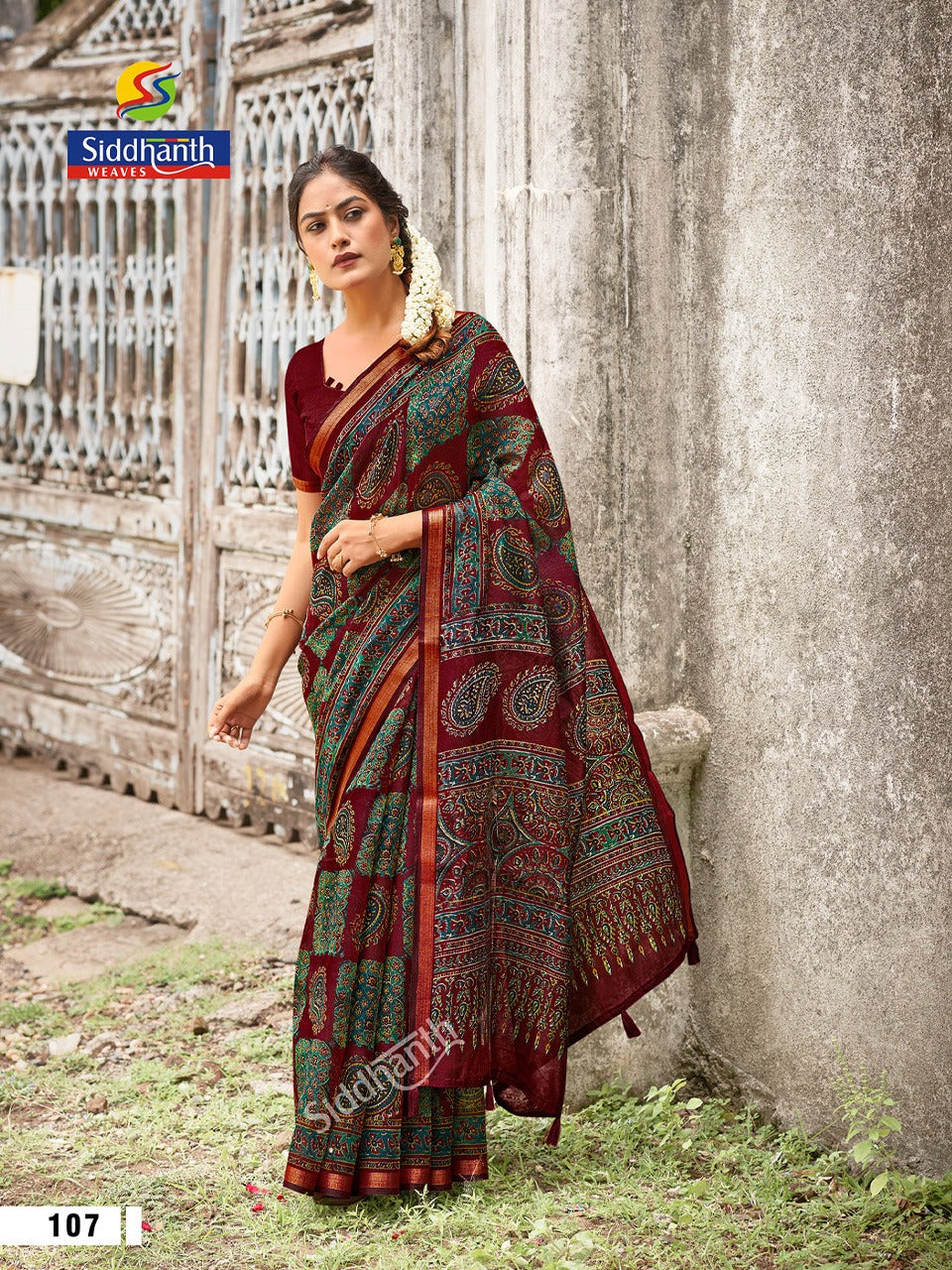 Siddhanth Kota Chanderi Fancy Saree | Zari Work | SD60