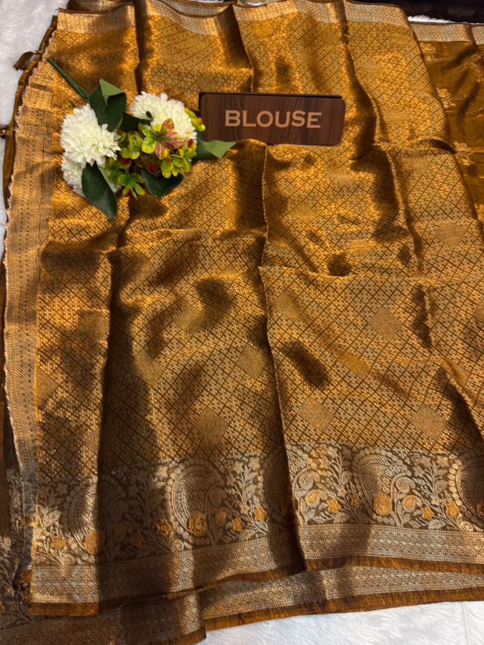 Siddharth Peacock Elegance fancy saree with zari work