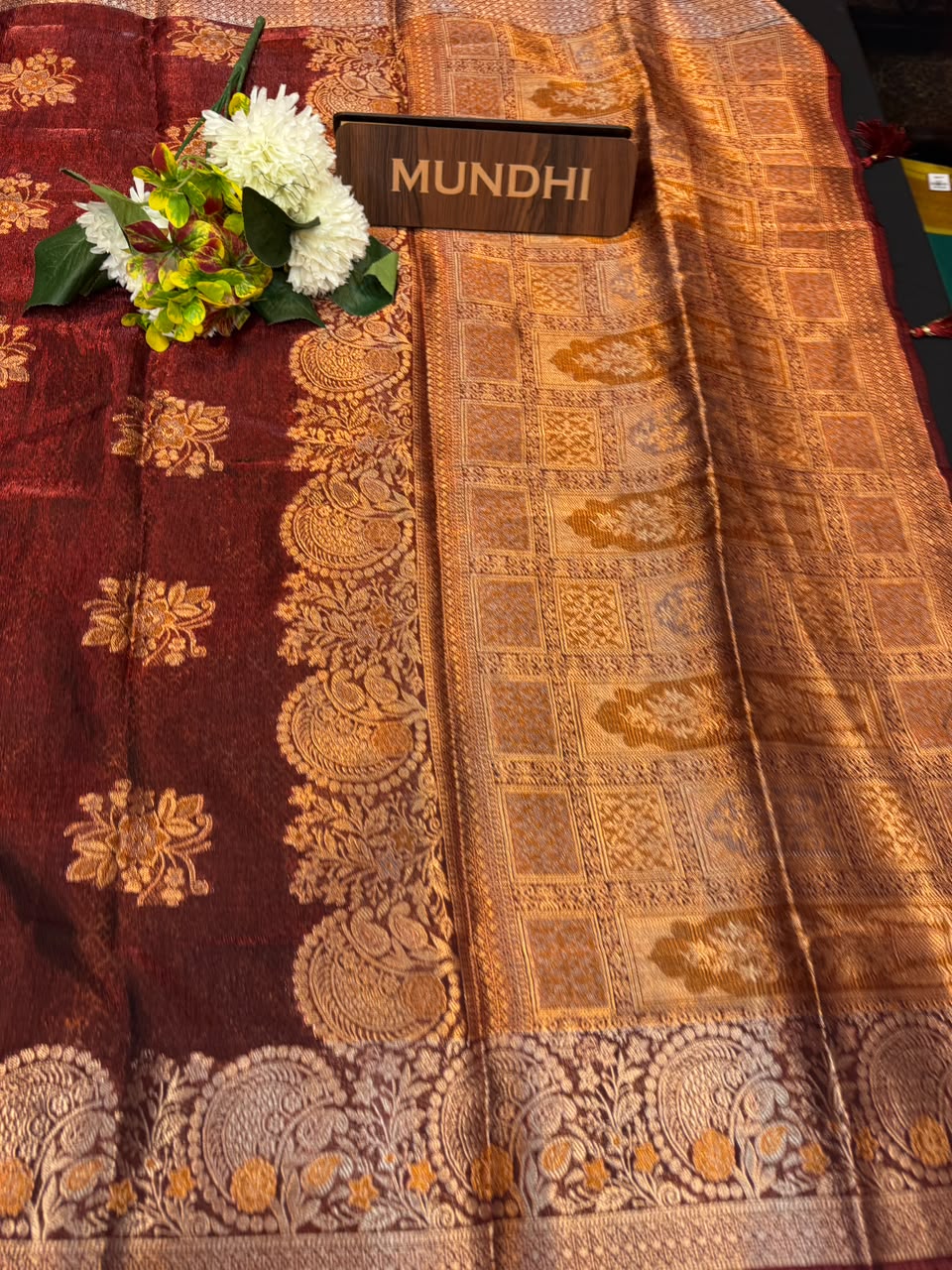 Siddharth Peacock Elegance fancy saree with zari work