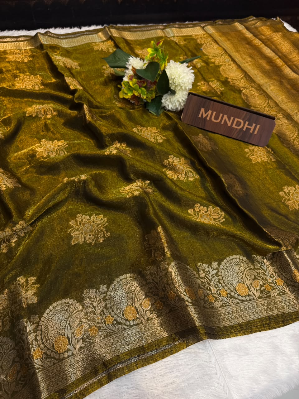 Siddharth Peacock Elegance fancy saree with zari work