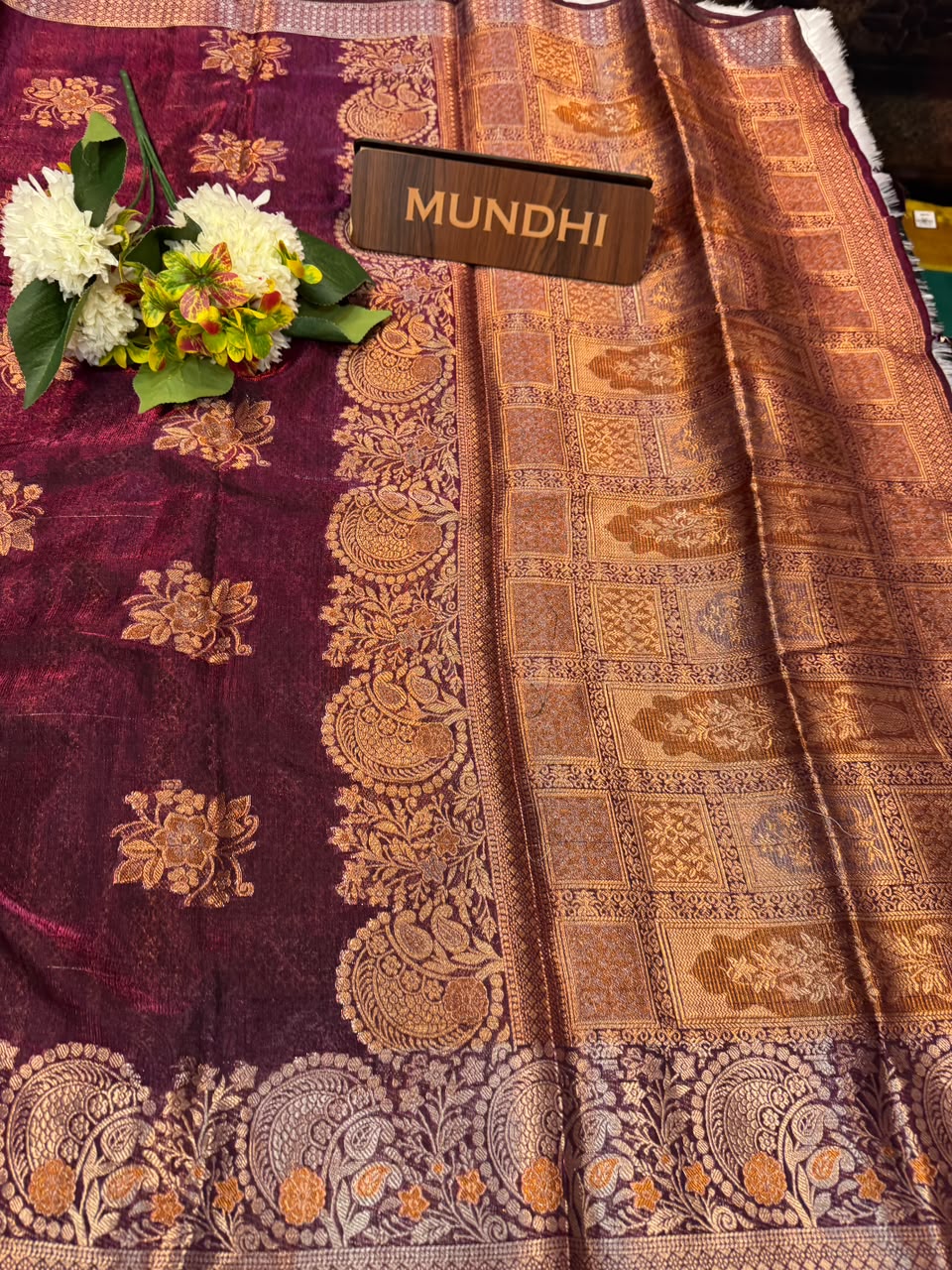 Siddharth Peacock Elegance fancy saree with zari work