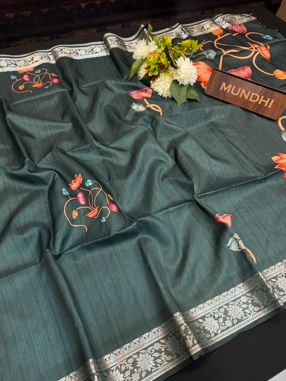 Tussar Silk Fancy Saree | Zari Fancy Saree| BLR15