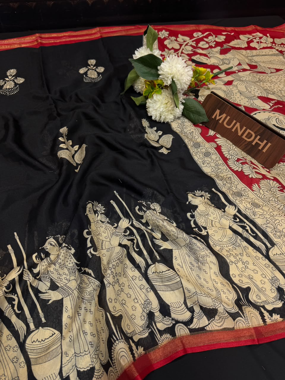 Maheshwari Silk Fancy Saree |  Zari Work Design | MHW25