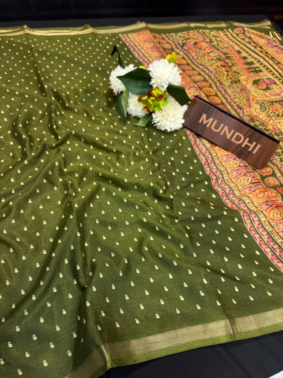 Maheshwari Silk Fancy Saree |  Zari Work Design | MHW28