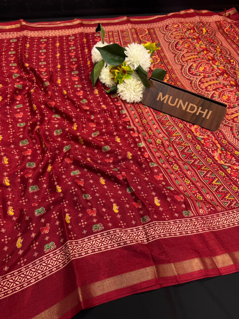 Maheshwari Silk Fancy Saree |  Zari Work Design | MHW26
