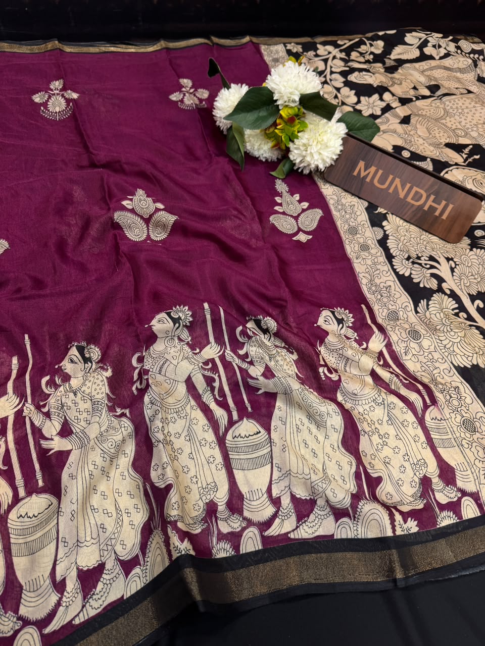 Maheshwari Silk Fancy Saree |  Zari Work Design | MHW30