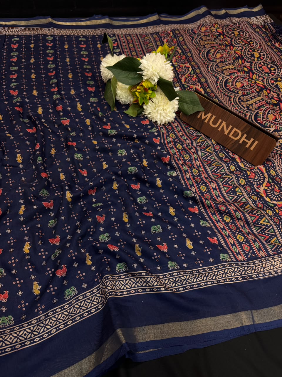 Maheshwari Silk Fancy Saree |  Zari Work Design | MHW33