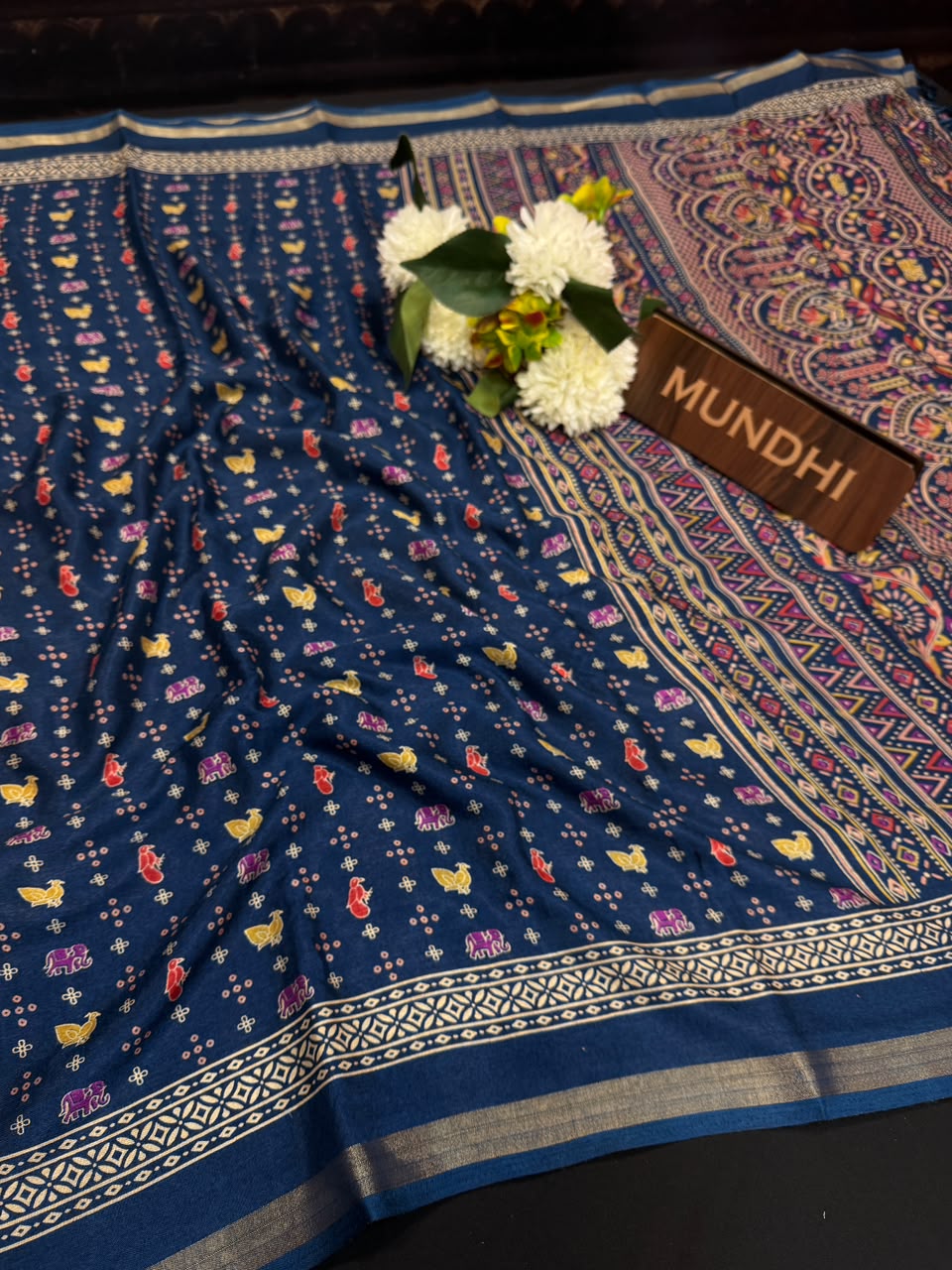 Maheshwari Silk Fancy Saree |  Zari Work Design | MHW31