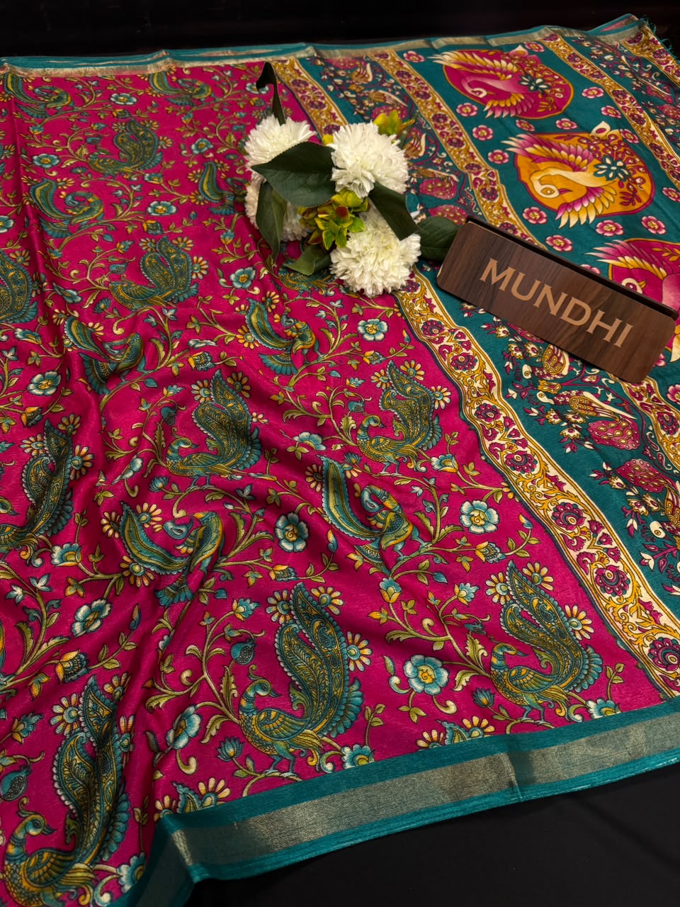 Maheshwari Silk Fancy Saree |  Zari Work Design | MHW34