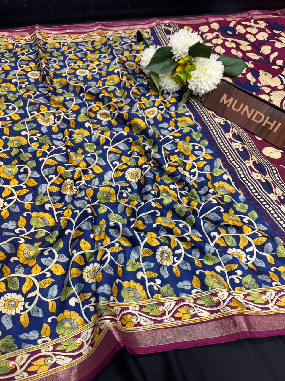 Maheshwari Silk Fancy Saree |  Zari Work Design | MHW38