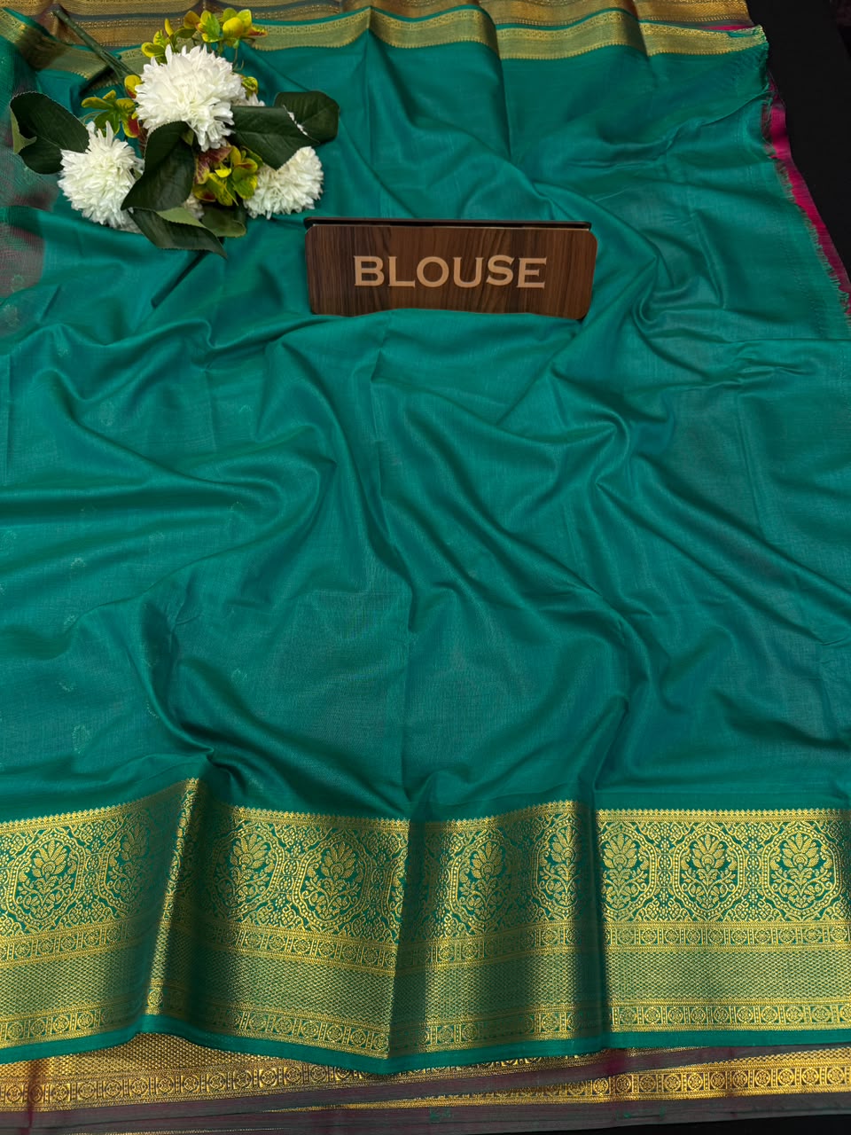 Vegan Silk Saree with |Zari Work for Women| VG19