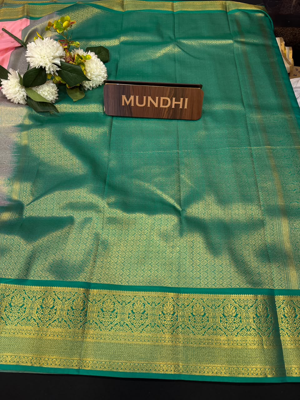 Vegan Silk Saree with |Zari Work for Women| VG20