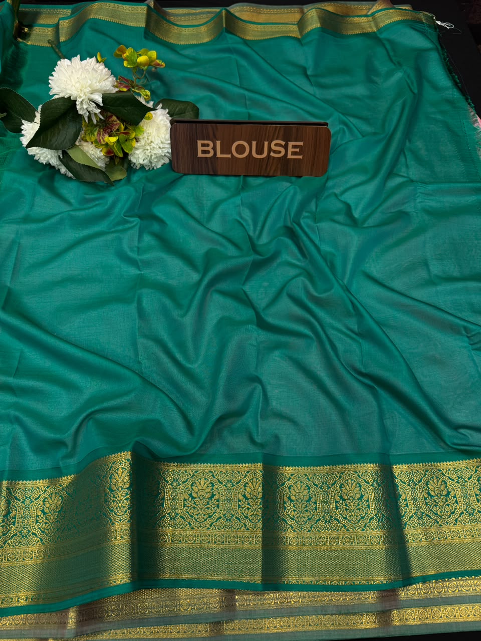 Vegan Silk Saree with |Zari Work for Women| VG20