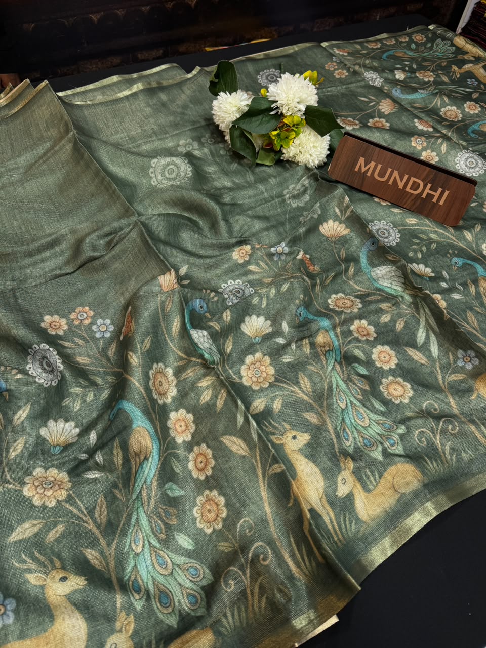 Ridhima Fancy Silk Saree with Zari Work| RF01