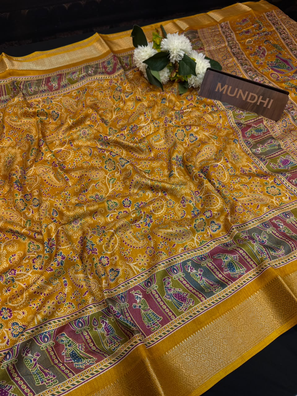 Siddharth Rajwada Threads Elegance Fancy Saree | Zari Work | ST91