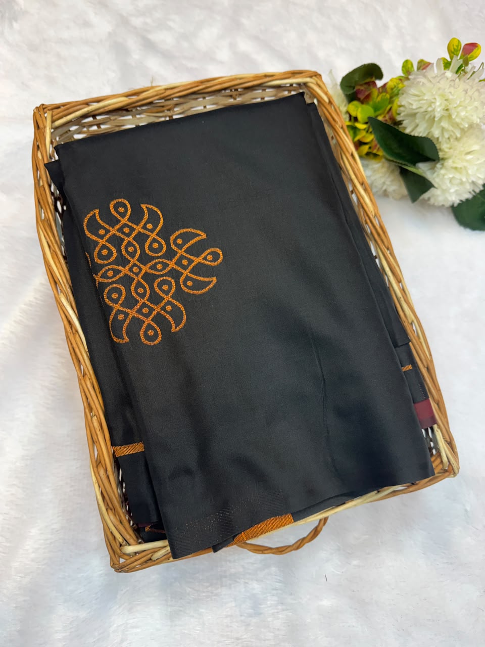 Premium Kolam Soft Silk Saree with Zari Work|  KSS10