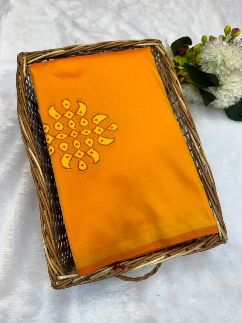 Premium Kolam Soft Silk Saree with Zari Work|  KSS13