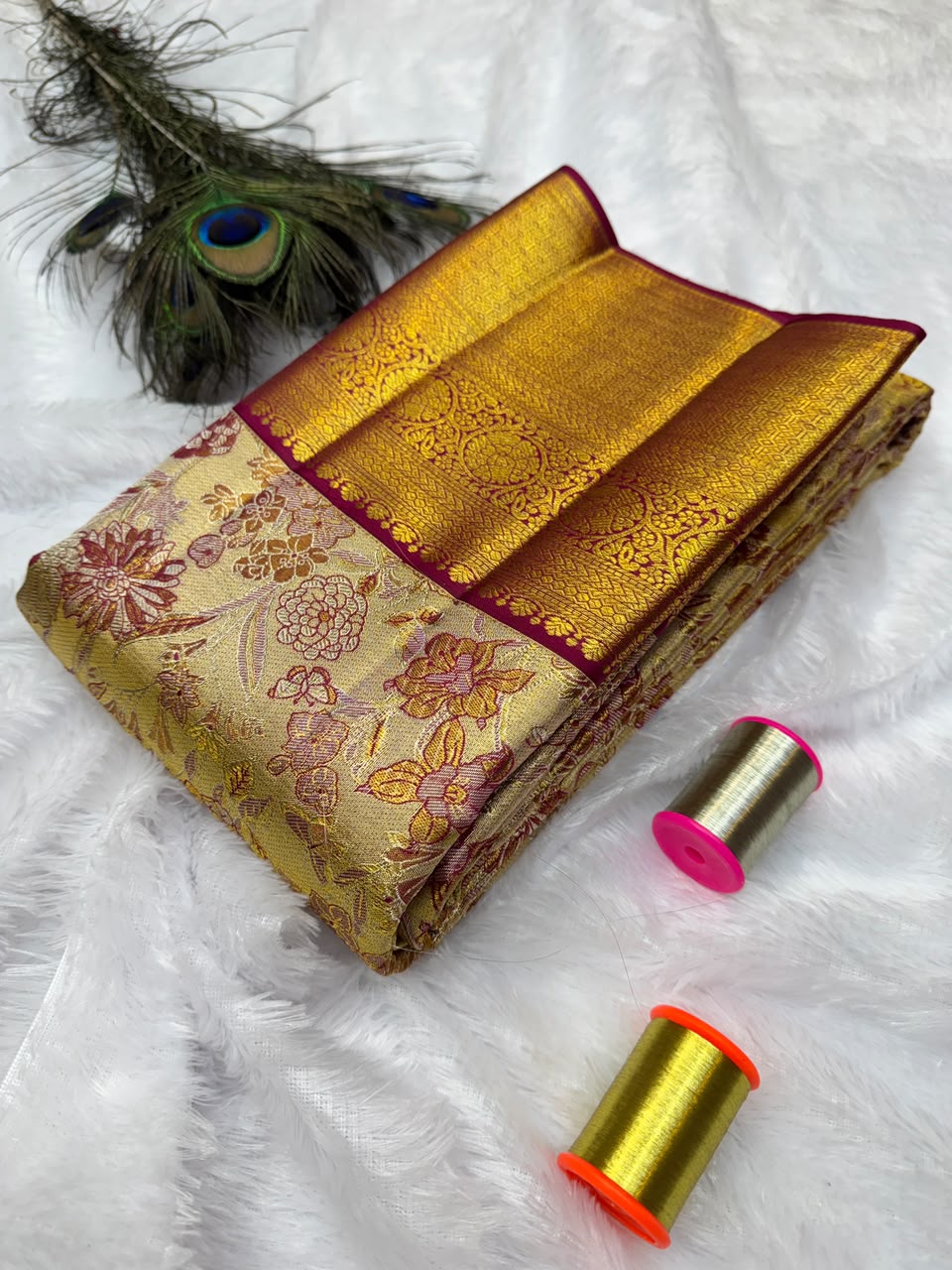 Pure Silk Saree | 100% Original Silk Traditional Elegance | M119