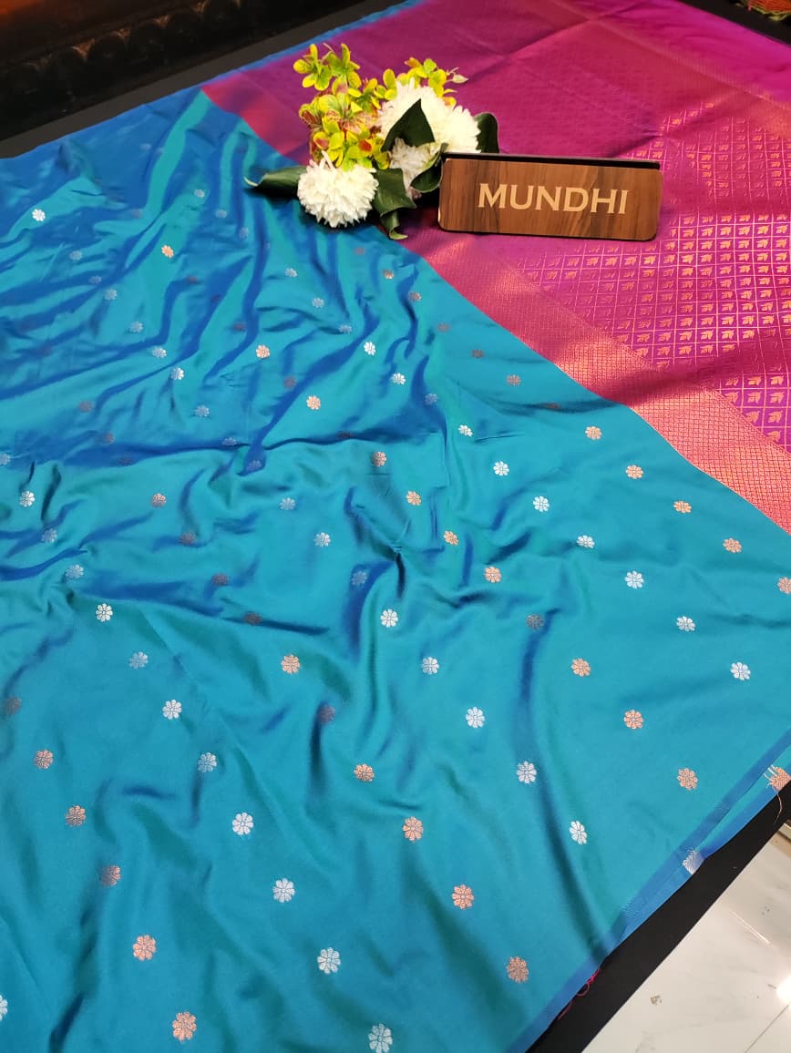 Padhumai Zari Soft Silk Saree for |Party & Festival Wear| P18