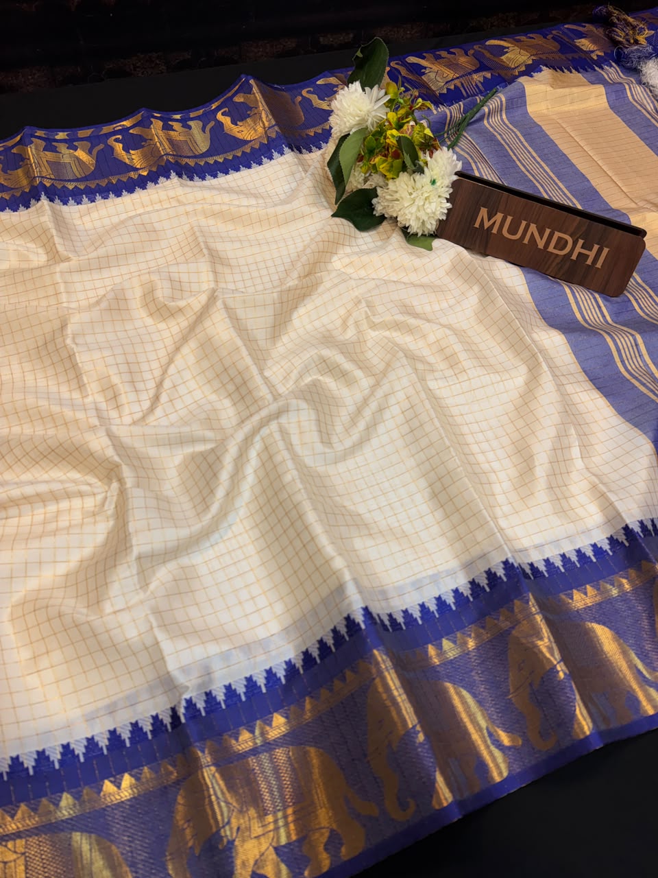 Rashmika Soft Silk Saree with Zari Work| RM40