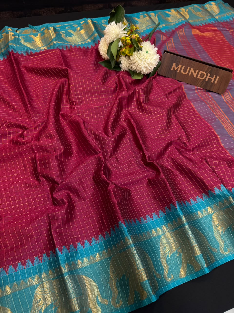 Rashmika Soft Silk Saree with Zari Work| RM41