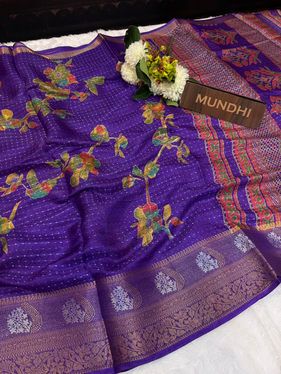Akhanda Fancy Saree with Zari Work| AH03
