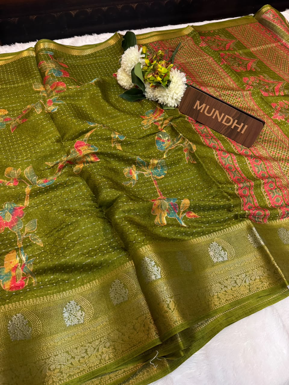 Akhanda Fancy Saree with Zari Work| AH04